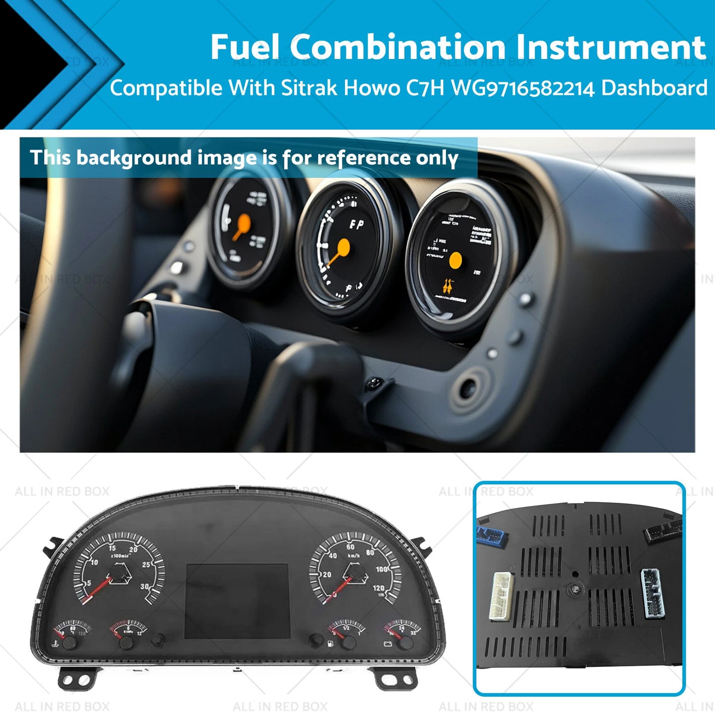 Fuel Combination Instrument for Sitrak Howo C7H