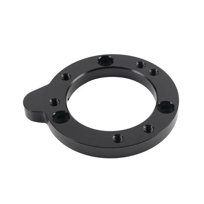 Black Air Filter Cleaner Adapter Plate for Harley CV & S&S Super E Carb