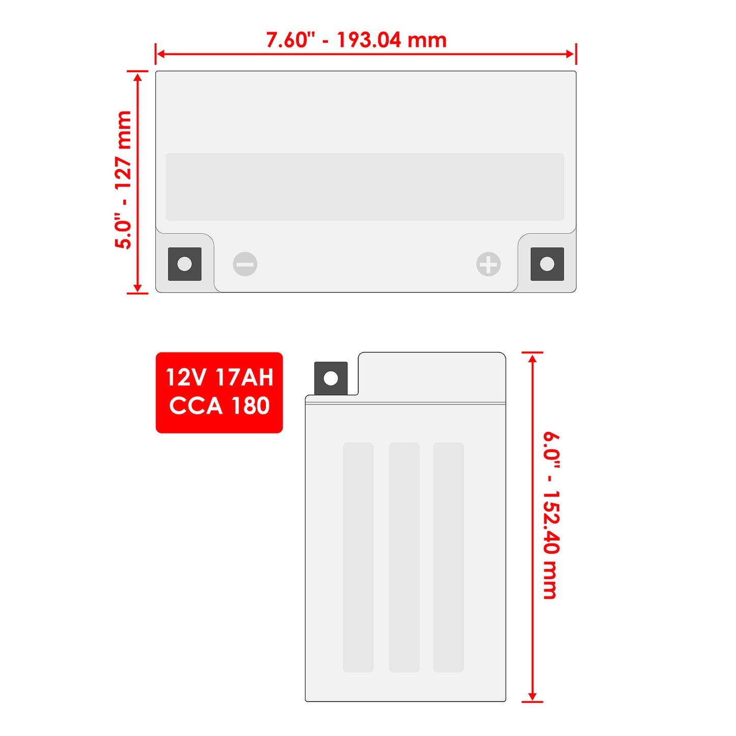 AGM Battery Replacement for Husqvarna YTH2048 YTH2146 YTH2148 (2014–2022)