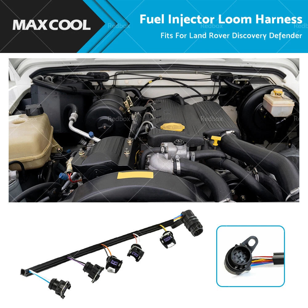 Fuel Injector Wiring Harness Loom for Land Rover Discovery 2, Defender TD5