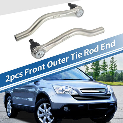 2 x Front Outer Tie Rod End Links for Honda Civic (2016-2021)