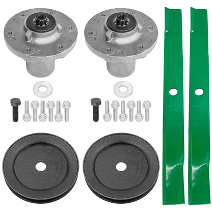 Deck Spindle Assembly with Pulley and Blade for Ferris IS3000Z (2003–2014)