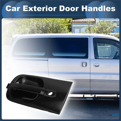 Front Left Exterior Door Handle for Hyundai H1 STAREX (2007-2009) Black 1 x