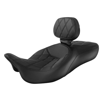 Driver Passenger Seat & Rider Backrest for Harley Road Glide (2009-2023)