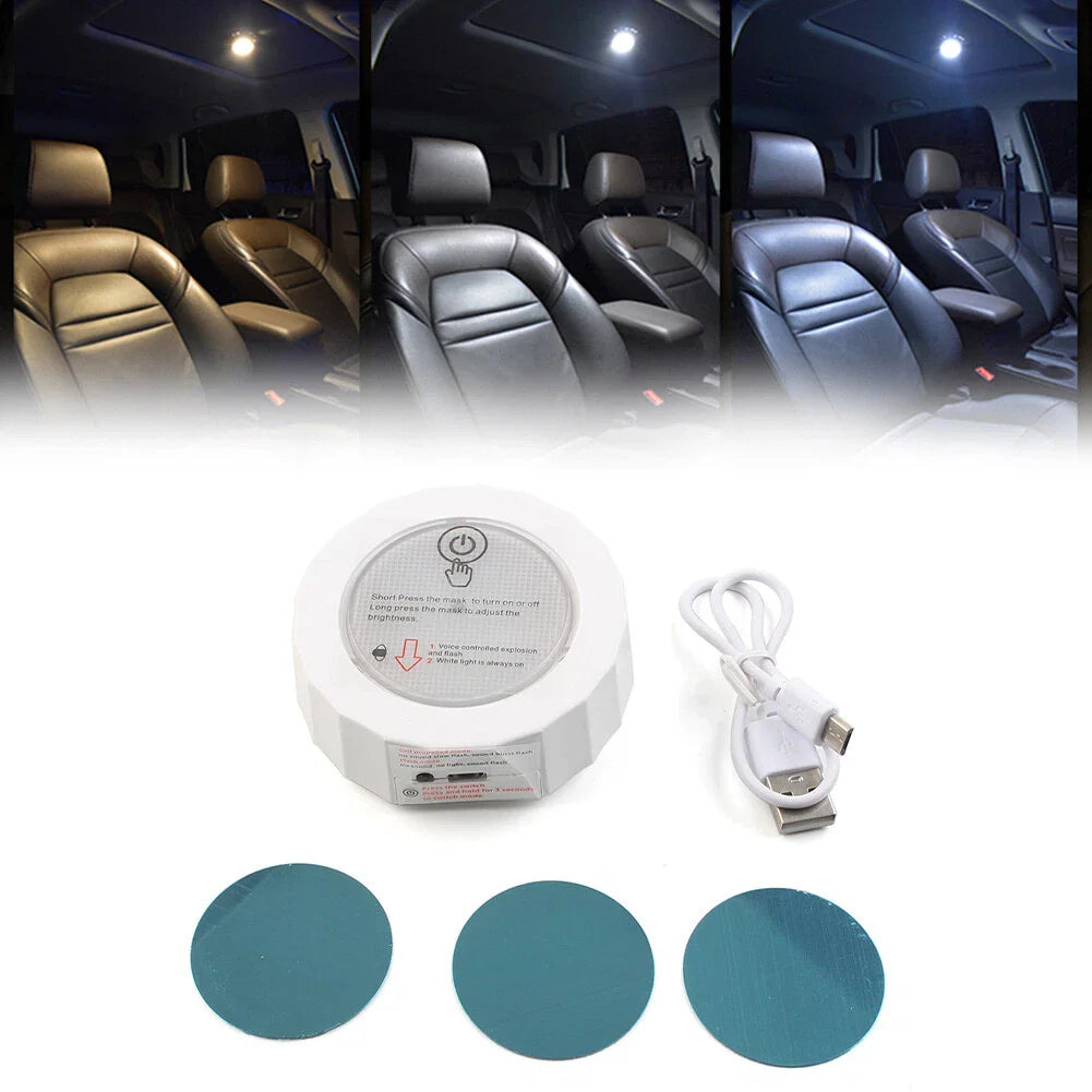 LED Mini Wireless Interior Reading Light for Car Roof Room
