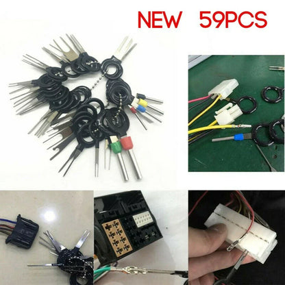 59x Car Terminal Removal Wiring Crimp Pin Puller Connector Tools