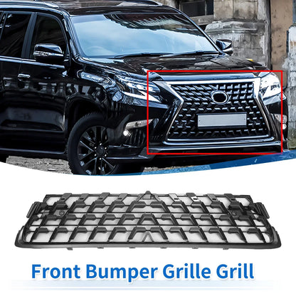 Front Lower Hood Bumper Grille for Lexus GX460 (2014-2022) Chrome Silver Tone