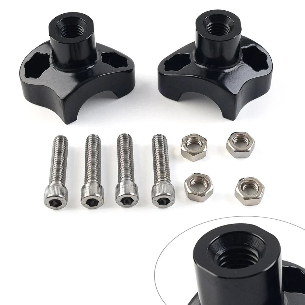 7" Tall Handlebar Risers for Harley Softail Dyna Street Bob Sportster