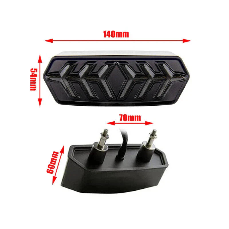 LED Integrated Brake Tail Light Turn Signals for Honda MSX GROM 125