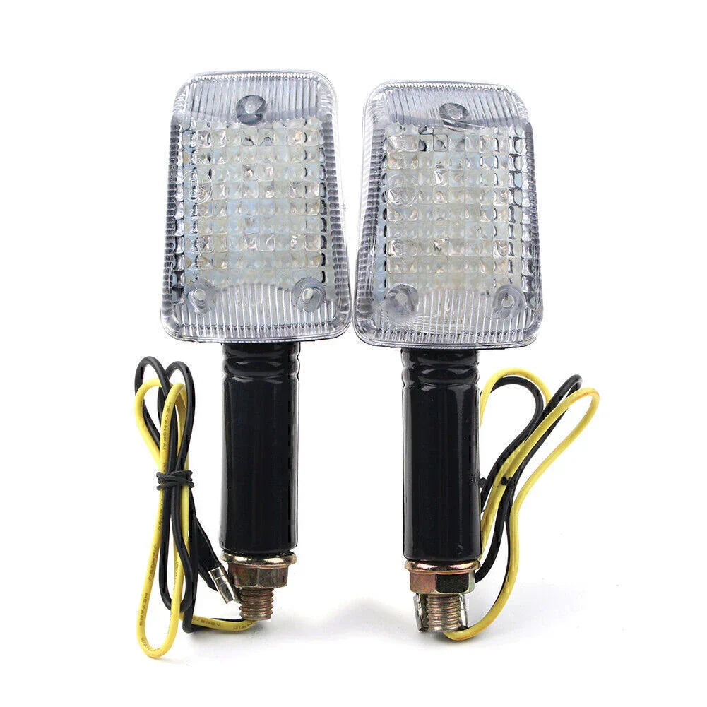8mm Amber Bulb Turn Signal Indicator Light for Universal Motorcycle 12V