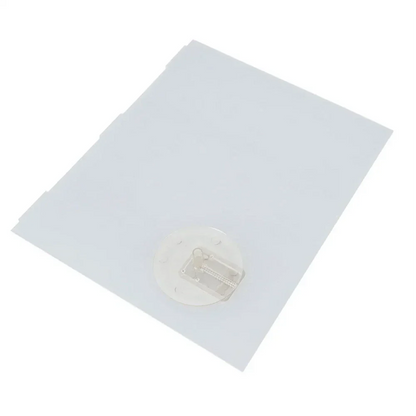 Clear Screen Door Slider Panel with Push Down Handle for Universal RV