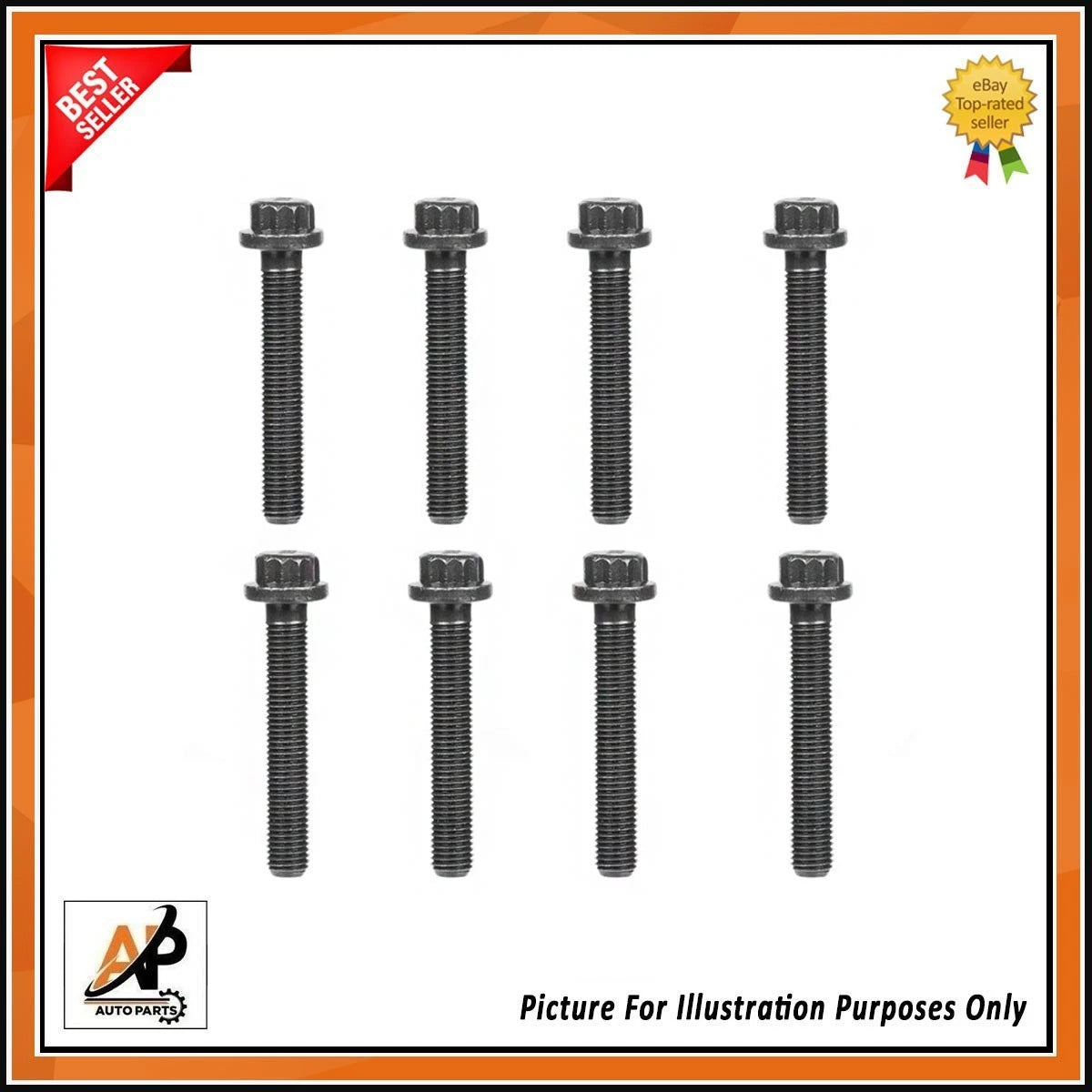 Connecting Rod Bolts Set 8 Piece for Jaguar Land Rover 204DTD (2014–2018)