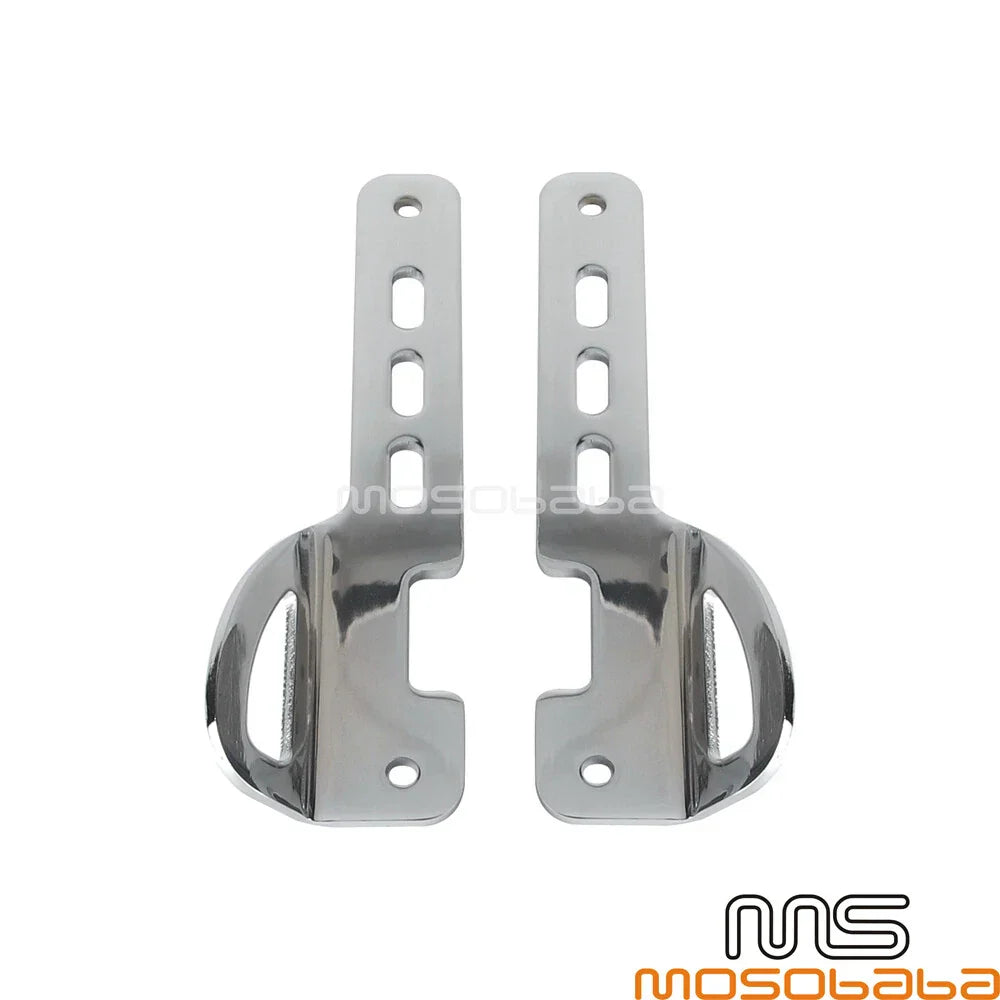 Chrome Front Tie-Down Mount Brackets for Harley FLHXSE (2023-2024)