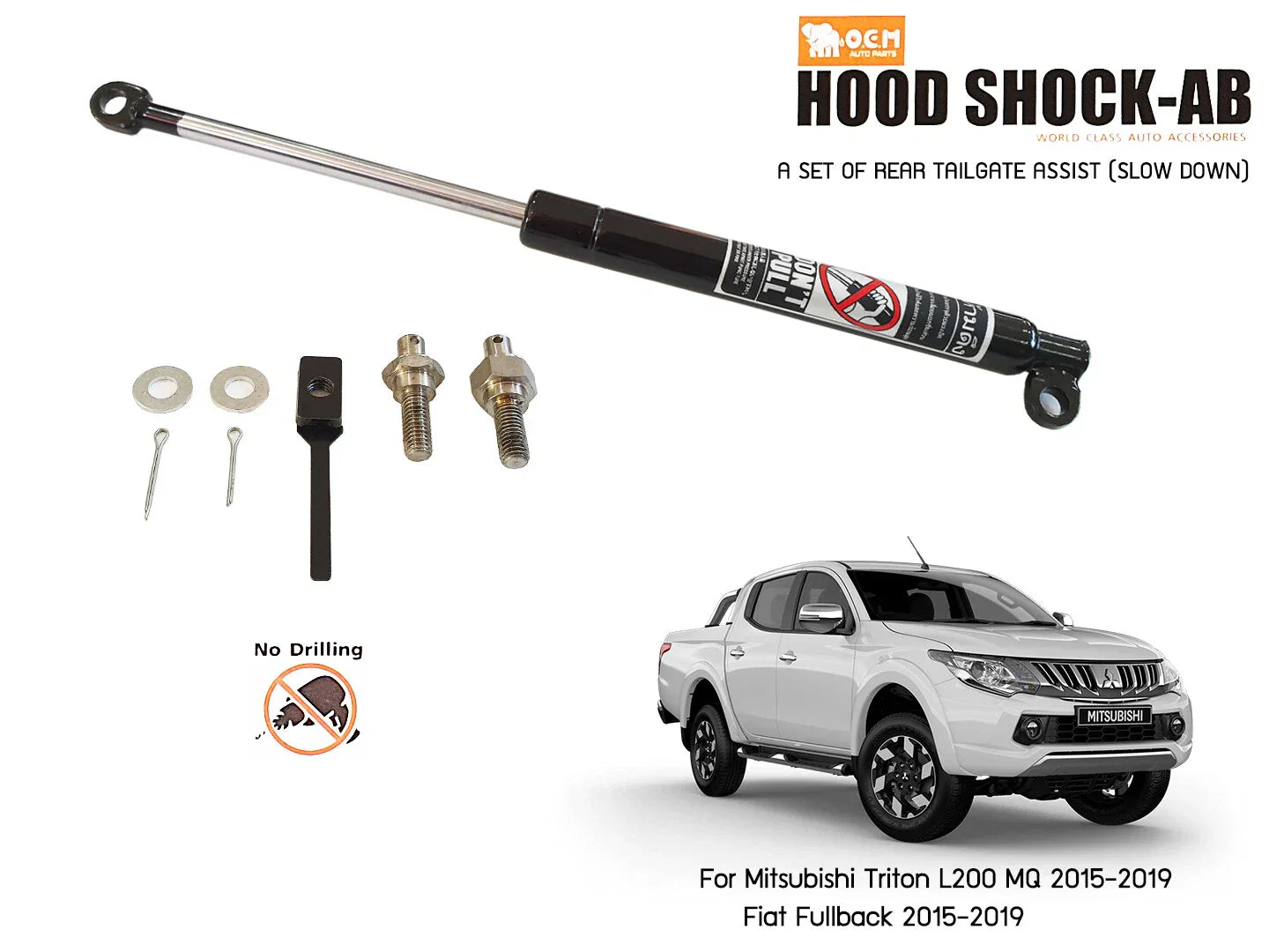 Rear Tailgate Gas Strut for Mitsubishi L200 Triton (2015-2019)