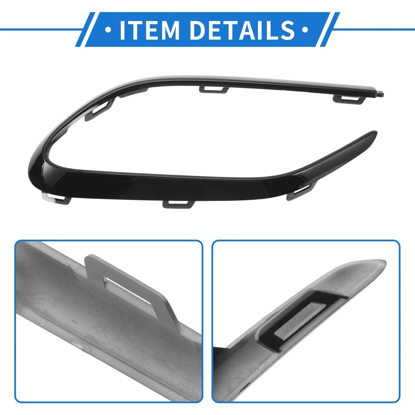 Rear Left Bumper Grille Trim for Mercedes-Benz W118 CLA (2020-2023)