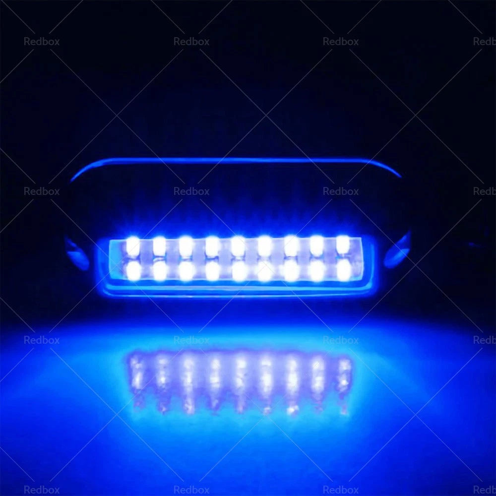 Blue 27 LED Underwater Marine Transom Lights for Pontoon