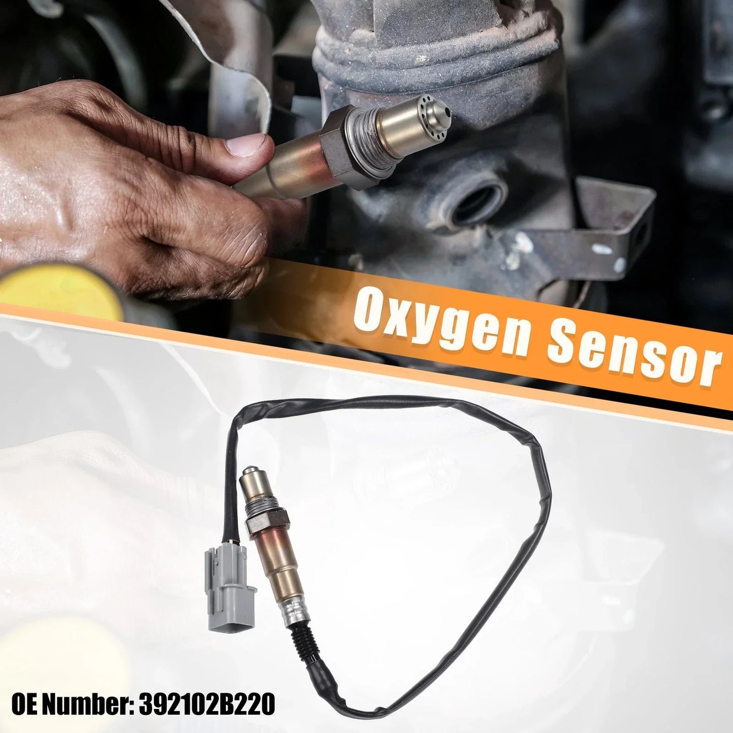 Rear Downstream Oxygen Sensor for Hyundai Veloster 1.6L L4 Gas (2012-2017)