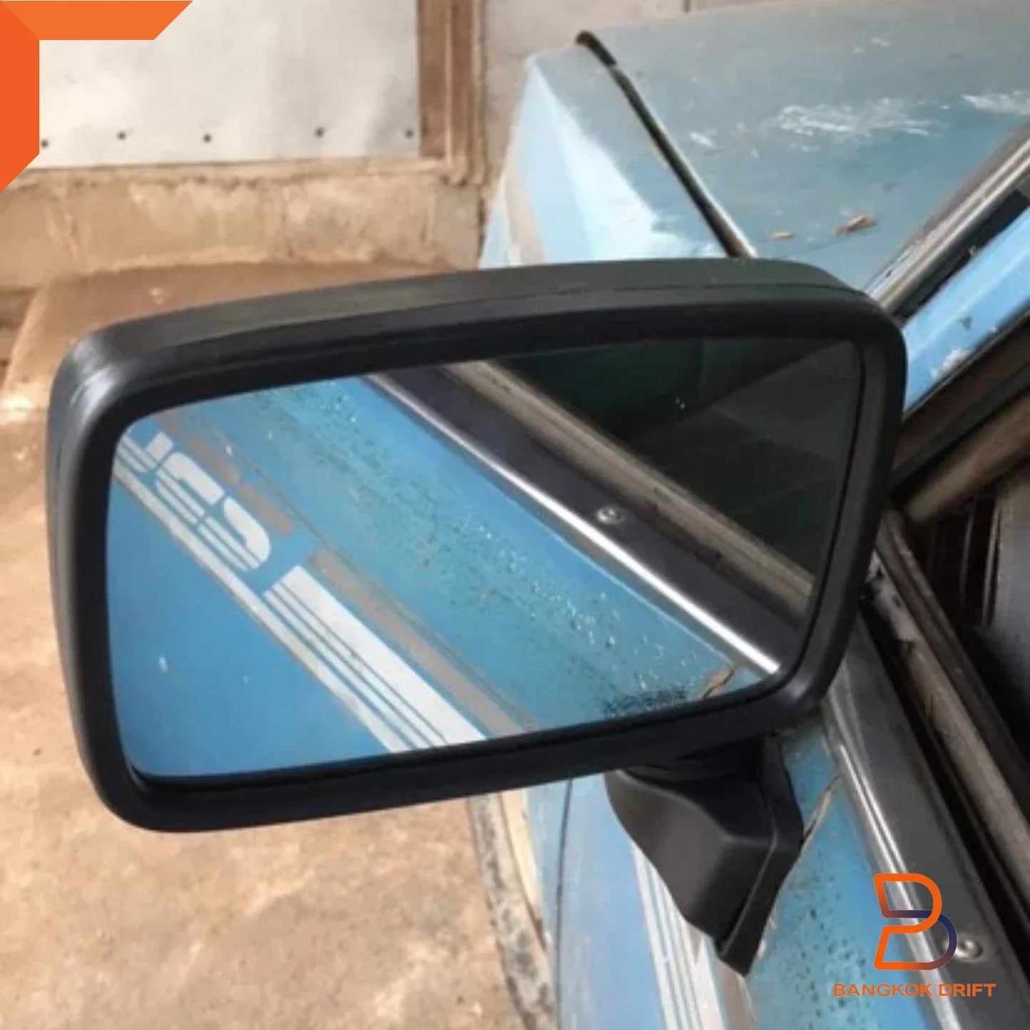 Black Side Door Mirrors for Holden Rodeo KB Ute (1980-1988)