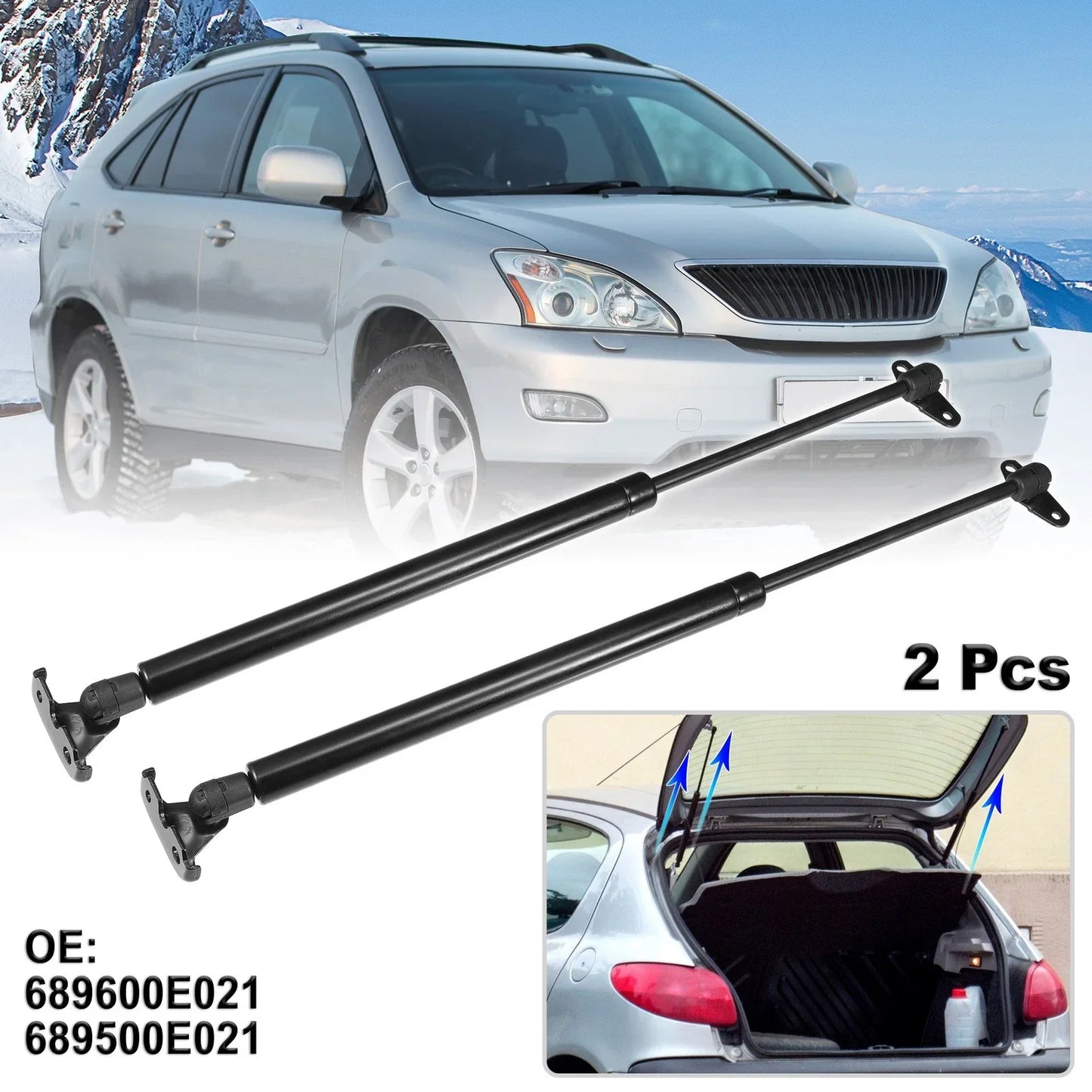 2 x Rear Hatch Lift Supports for Lexus RX350 (2007-2009)