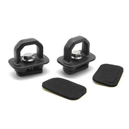 Tie Down Anchors Hooks for Chevy Silverado Pickup Trucks Black