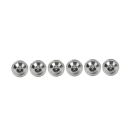 6 x Titanium Alloy M6x25mm Torx Head Bolts for Bike Motor