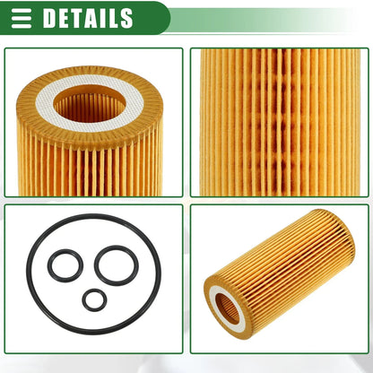 Engine Oil & Fuel Filter Set for Mercedes C216 W221 (2007-2013)