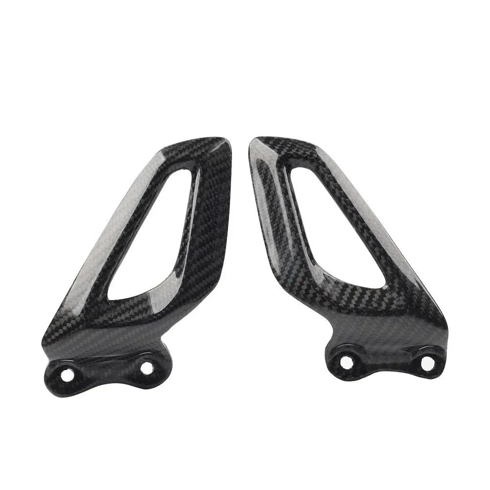 Carbon Fiber Rearset Footrest Plate Heel Guard for BMW S1000RR, M1000RR (19-24)