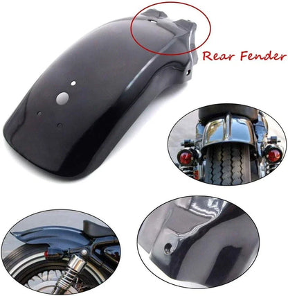 Metal Rear Fender Mudguard for Harley Honda Yamaha Chopper