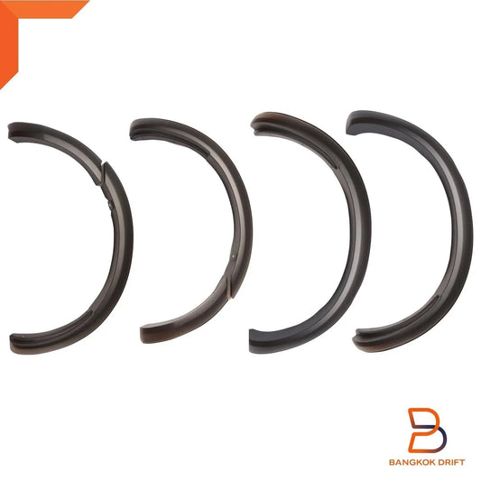 3" Slim Matte Black Fender Flares for Isuzu D-Max (2020-2023)