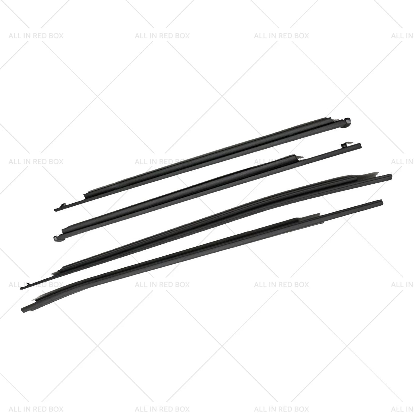 4x Outer Window Seals Weather Strip for Toyota Hilux (2015-2023)