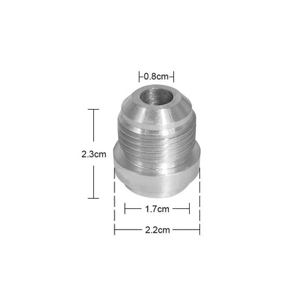 AN-8 Male Aluminum Weld-On Fitting for JXSS032