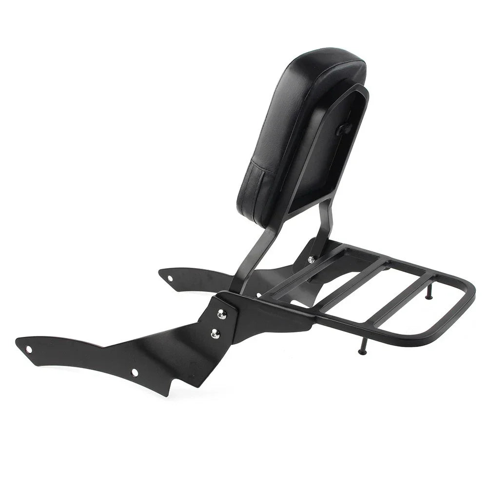 Backrest Sissy Bar Luggage Rack for Yamaha Dragstar V-Star 650 400 (96-11)