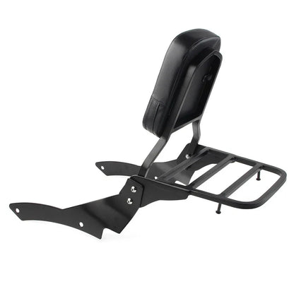 Backrest Sissy Bar Luggage Rack for Yamaha Dragstar V-Star 650 400 (96-11)