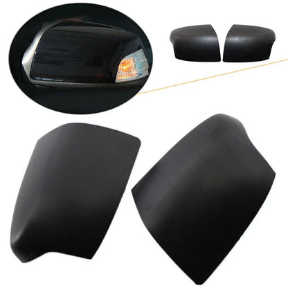 Gloss Black Rear Wing Mirror Cover Cap for Ford Focus (2005-2008)
