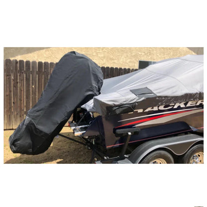 Black Full Cover Waterproof Outboard Motor Engine Protector for 60HP-100HP