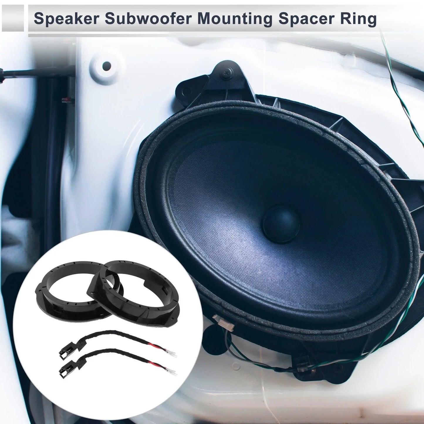 Speaker Spacer Ring Adaptor for Mercedes-Benz 6.5" Speakers (2000-2023)