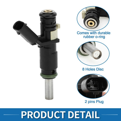 Fuel Injector No.A2720780123 for Mercedes-Benz C300 3.0L 2008-2012 1 x Black