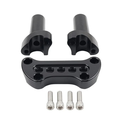 3.5" Handlebar Riser & Top Clamp for Harley Dyna Softail Sportster