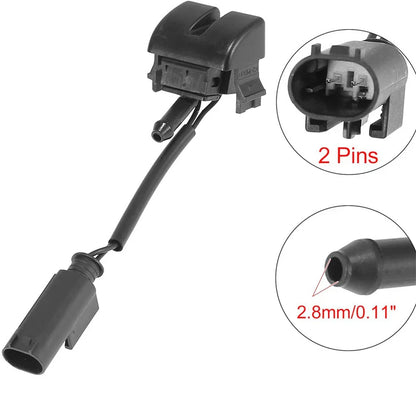 Front Windshield Washer Nozzles & Connectors for BMW E46 (1998-2006)