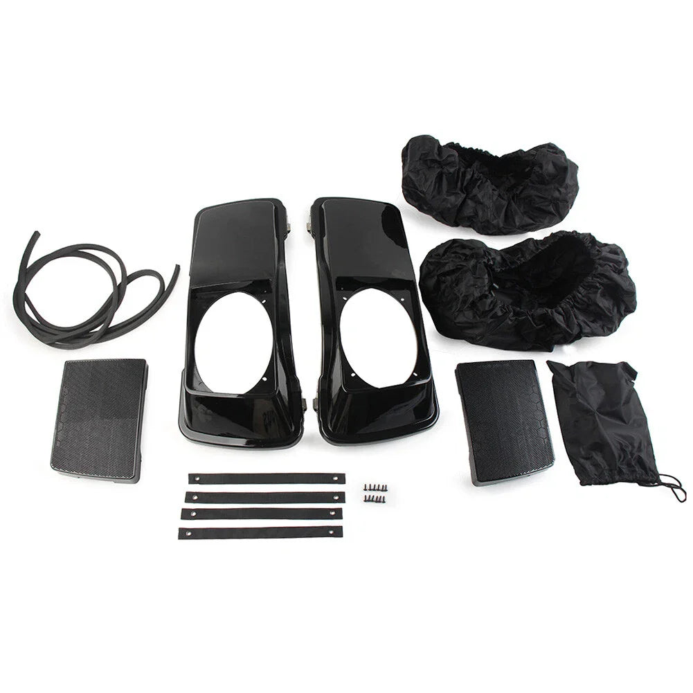 6x9" Saddlebag Speaker Lids for Harley Electra Street Road Glide (1994-2013) Pair