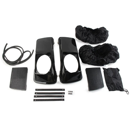 6x9" Saddlebag Speaker Lids for Harley Electra Street Road Glide (1994-2013) Pair