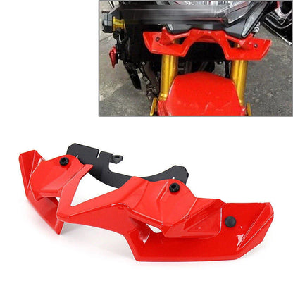 Red ABS Naked Front Spoiler Wing for Kawasaki Z900 (2020-2022)