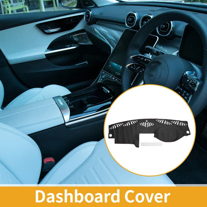 Dashboard Cover for Mercedes C-Class W204 2008-2011 Dash Mat Carpet Black Red