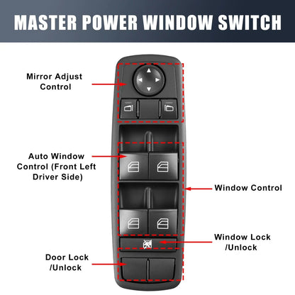 Power Window Switch for Mercedes-Benz R320 2007-2009