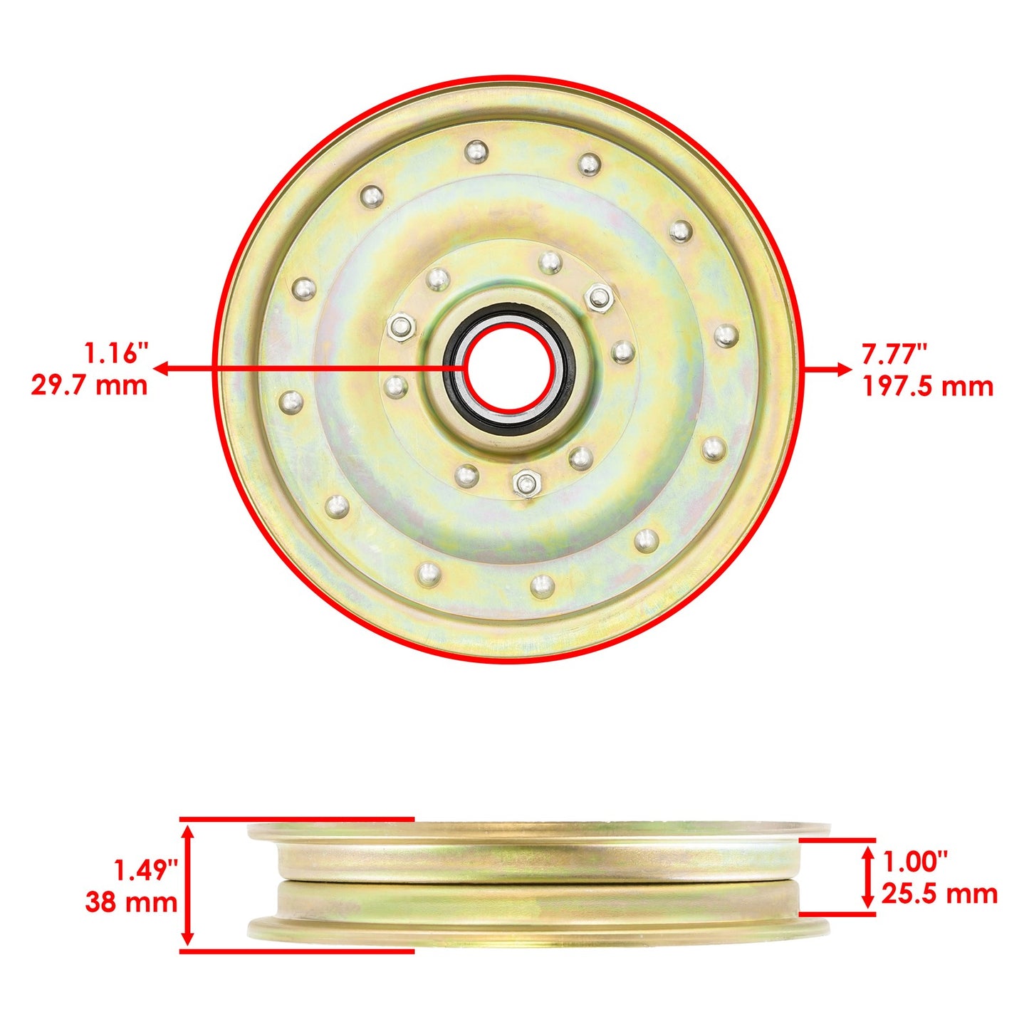 Deck Pulley 60 Inch for John Deere ZTrak Z920A Z925A Z930M (2014–2021)