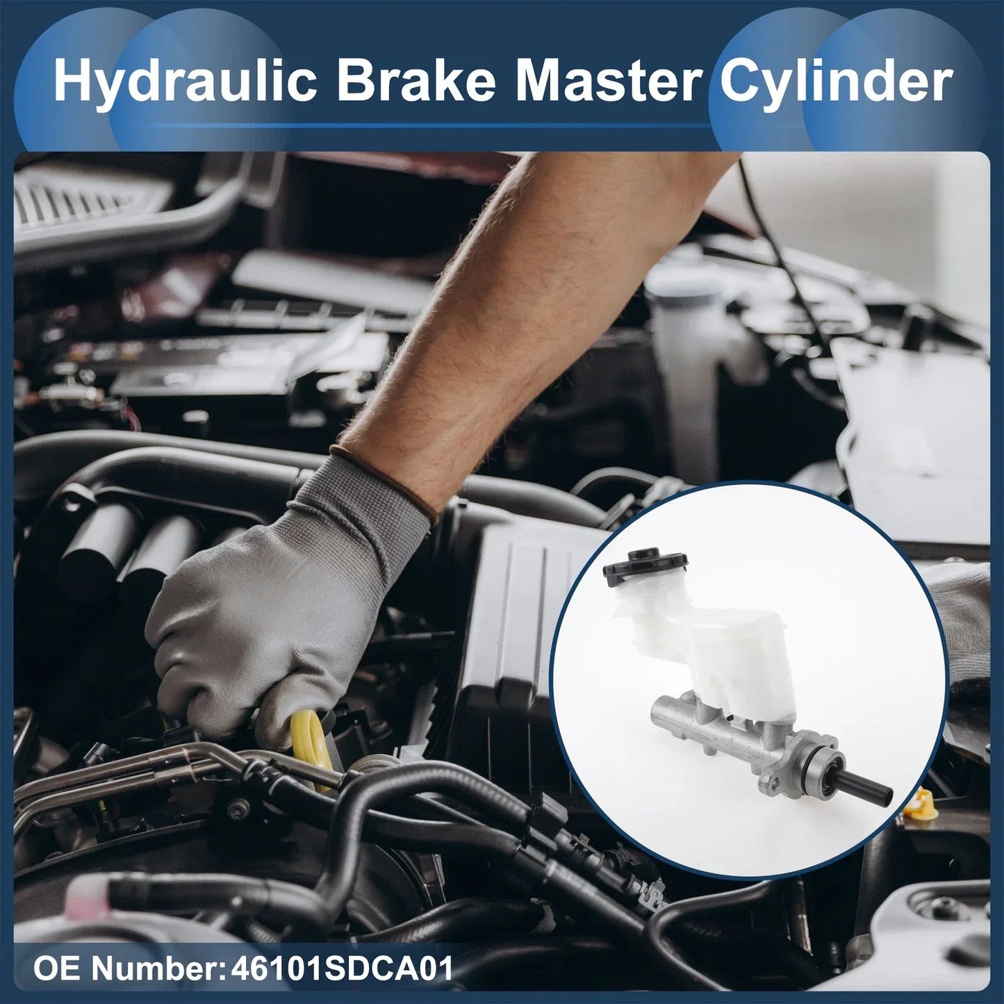 Brake Master Cylinder Reservoir for Honda Accord (2003-2008)