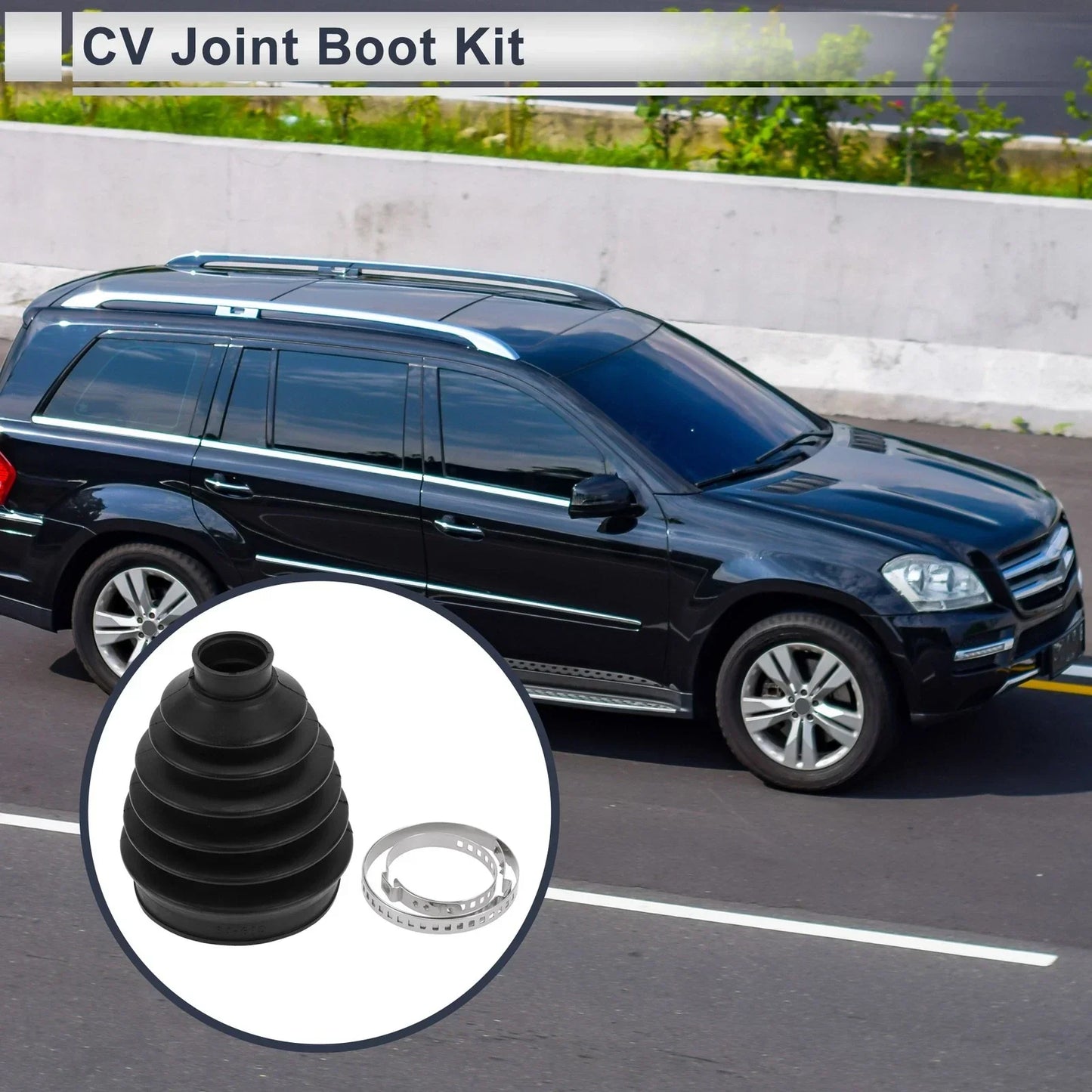 Outer CV Joint Boot Kit with Clamps for Mercedes-Benz GL350 (2013-2016)