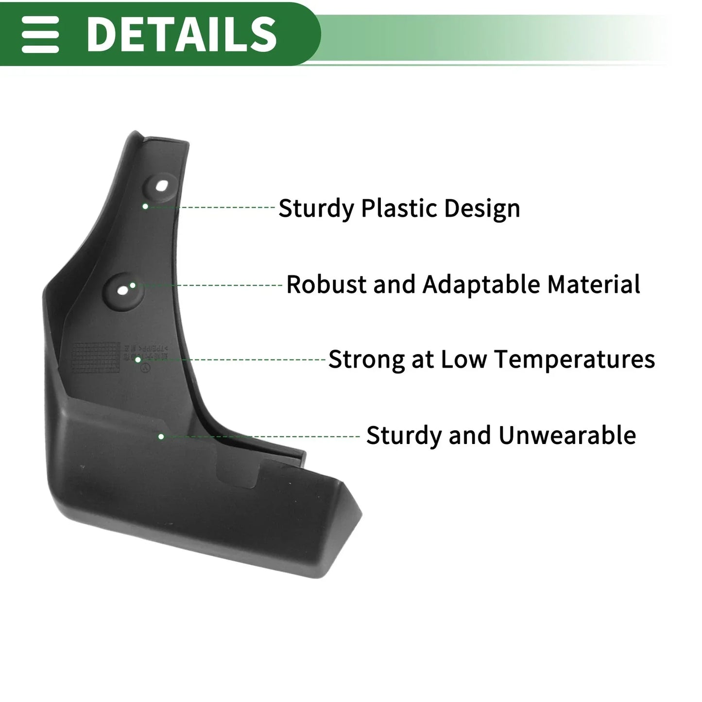 Mud Flaps Splash Guards Front & Rear for Honda City GM6 (2015-2019)