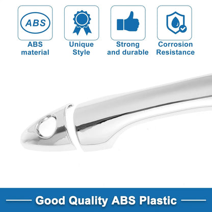 Door Handle Cover Trim for Hyundai IX35 (2009-2014) - Silver Tone