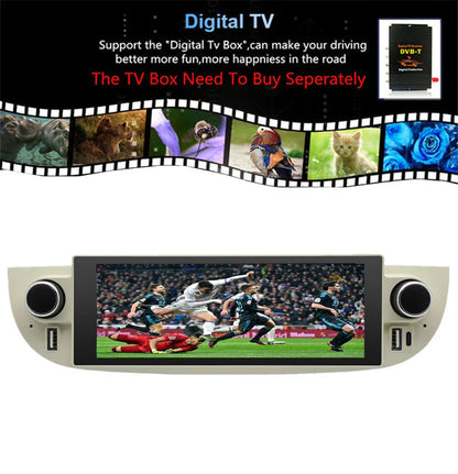 6.86'' Car Stereo Radio GPS Navigation WIFI for Fiat 500 (2007-2018)